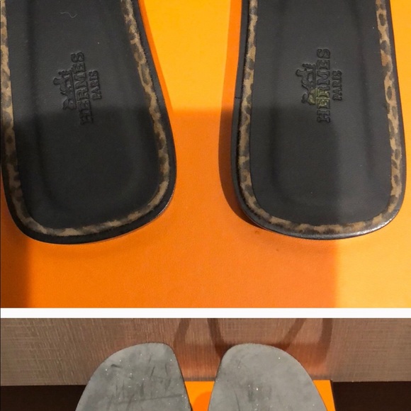 Authentic Hermes Leopard Sandals Size 39 - Picture 3 of 3